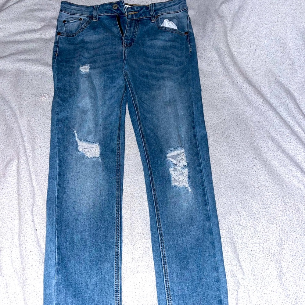 Blue Ripped Jeans
